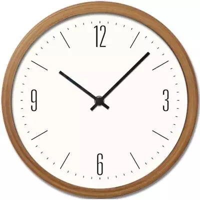 Westclox 10in. L X 10in. W Indoor Analog Wall Clock Glass/Plastic Beige • $20.78