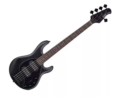 Sterling By Music Man StingRay5 HH 5-String Bass - Stealth Black - B-Stock • $939.99