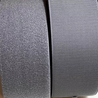 Velcro® Brand 4  Dark Grey Hook And Loop Set - SEW-ON TYPE - 1 YARD - UNCUT • $21.95