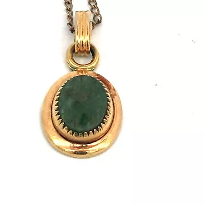 Sarah Coventry Green Stone Necklace • $15