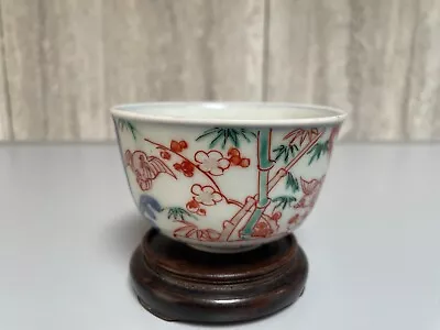 Antique Chinese Kangxi Imari Porcelain Tea Cup Q Ing Dynasty • £79