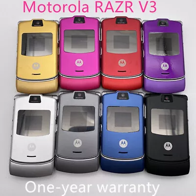 Original Motorola Razr V3 GSM Quad Band Flip MP3 Unlocked Old Cheap CellPhone • $33.90