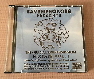 Save Hip Hop Vol 1 Mixtape CD Ultramagnetic Boston Indy Rap Vinyl Reanimators • $17.99