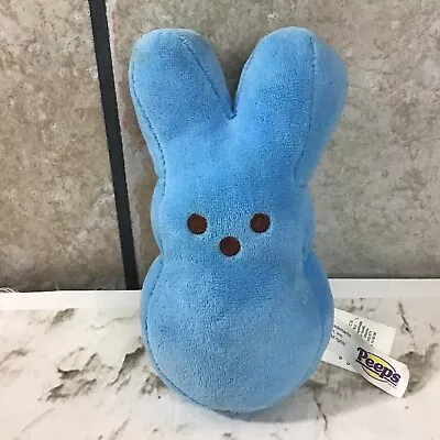 Peeps Blue Bunny Plush Marshmallow Easter Treat Mini 6” Stuffed Animal Toy • $5.94