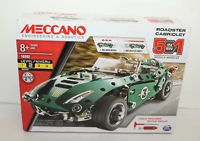 Meccano Roadster Cabriolet 5 In 1 Brand New Age 8+ 118202 S.T.E.M Level 2 • $39.99