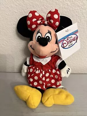 Minnie Mouse Pokadot Dress 9” Stuffed Plush Bean Bag Disney Toy (brand New) • $10.80