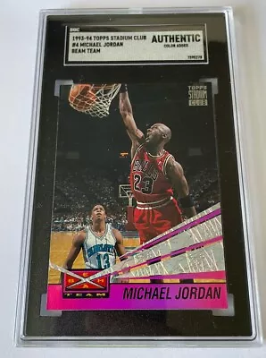 1993-94 Topps Stadium Club Beam Team #4 Michael Jordan • $99.99