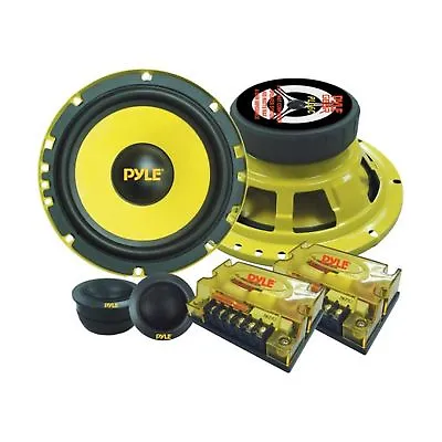 2-Way Custom Component Speaker System - 6.5 400 Watt Component With Electropl... • $81.99