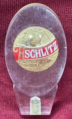Vintage 1970’s Obsolete Schlitz Beer Advertising Old Beer Tap Handle Knob • $9.99