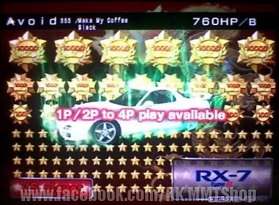 Wangan Maximum Tune 3DX+  107955 Star 39542 Coin  825hp 63Lv DressUp RX7 FD3S • $14.99