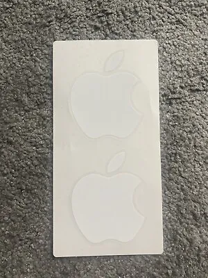 🍎APPLE Logo Decals Original IPhone IPad MacBook White Sticker 🍎 • £3.19