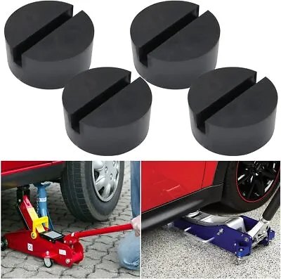 4X3Ton Car Trolley Slotted Rail Floor Jack Rubber Pad Adapter Pinch Weld Lifting • $26.82