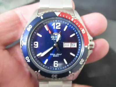 Orient Kamasu Mako III Blue Men's Pepsi Watch - RA-AA0002L19B • $125
