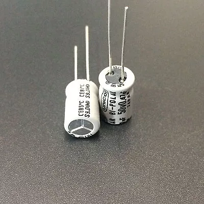 10pcs 0.47uF 50V UNICON Non-polar 50V0.47uF Electrolytic Capacitor  8X11.5mm • $2.60