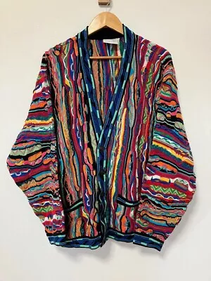 Coogi Knit Cardigan Size L • $206.50