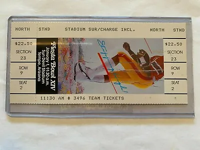 $20 • Buy Vintage 1985 Full Fiesta Bowl Ticket Stub - Ucla Vs. Miami - January 1, 1985