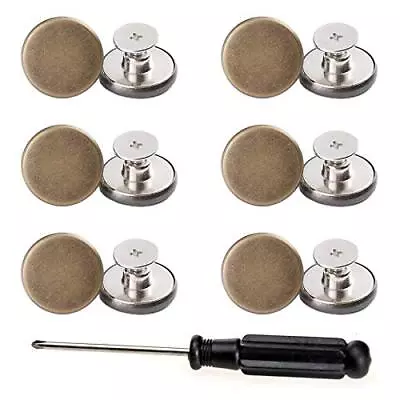 ICEYLI 17mm Replacement Jeans Buttons 12 Sets Perfect Fit Instant Adjustable... • $10.73