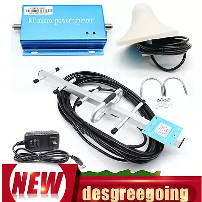 Mobile Cell Phone Signal Booster 3G 4G CDMA 850MHz GSM 900MHz Amplifier Repeater • $31.36