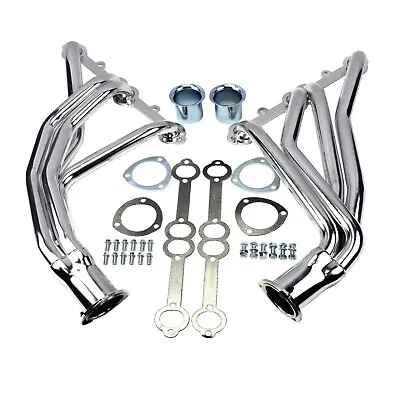 Polished Stainless Steel Headers For 66-87 SBC Chevy GMC Truck 265 327 350 • $210.01