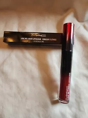 MAC Love Me Liquid 493 E For Effortless Deep Burgundy NIB Full Size • $17.50