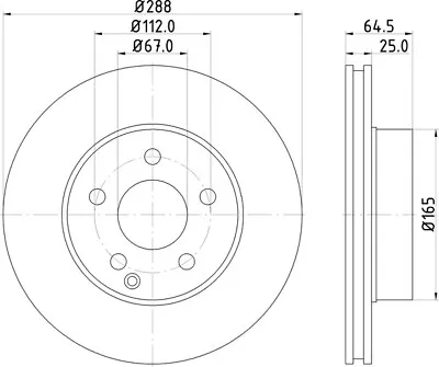 2x Mintex Discs Front Fits Mercedes-Benz C-Class C 180 CDI 200 CGI Kompressor • $86.03