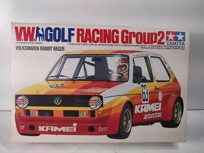 TAMIYA V.W. GOLF Racing Motorized 1/24 Plastic Model Kit Org Sealed Bags; Nice • $72.95