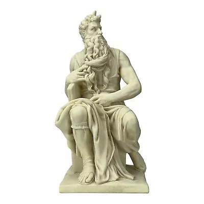 Moses Michelangelo Bonded Marble Polyresin Statue Sculpture 27 Cm • $89.95