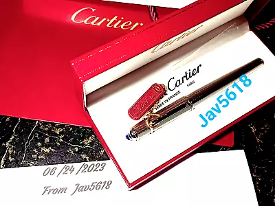 Cartier Diabolo Fountain Pen Grain D'orge Goldspecial Edition Rarest New💎💎 • $6800