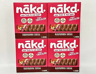 Nakd Raspberry Chocolish Fruit & Nut Bars Vegan Chocolate Alternative 16 X 30g • £7.99