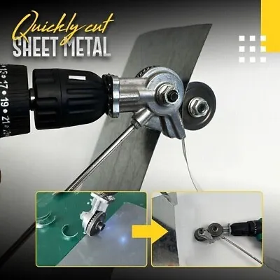 Electric Drill Shears Plate Cutter Attachment Metal Sheet Cutter Nibbler Saw US • $11.75