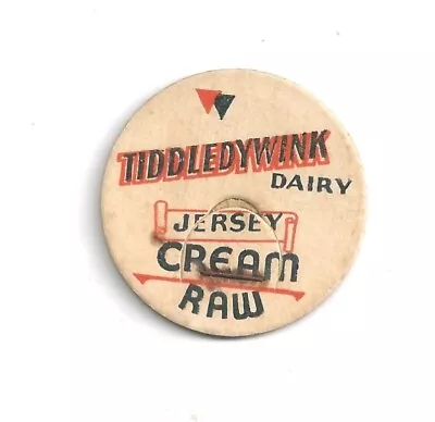  Tiddledywink Dairy  Oregon City Oregon Milk Bottle Cap. • $3