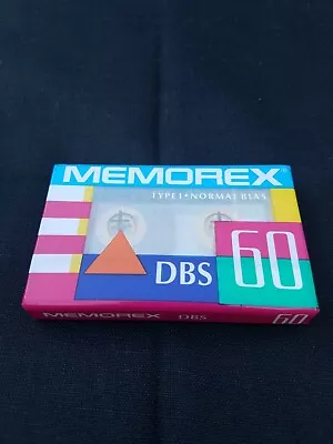 MEMOREX DBS 60 Minute Normal Bias Audio Cassette Tape BRAND NEW • $4.75