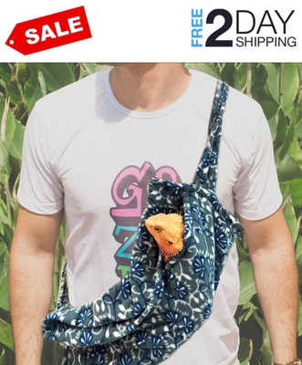 $24.98 • Buy Bearded Dragon Carrier, Adjustable Bearded Dragon Accessories With Sling For Liz
