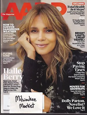 AARP The Magazine February March 2022 Halle Berry Best Deal L@@K !! • $5.97