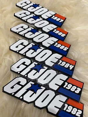 GI JOE Sign Retro Action Figure Display Sign Vintage GI Joe • $5