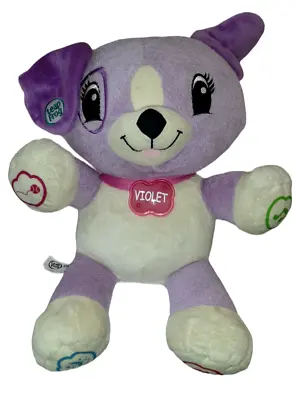 LeapFrog My Pal Violet Interactive Smart Puppy - Talking Plush Educational Toy • £14.99