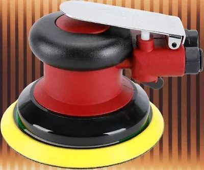 Professional 5 Inch Air Random Orbital Palm Sander Heavy Duty Dual Action Sander • $44.71