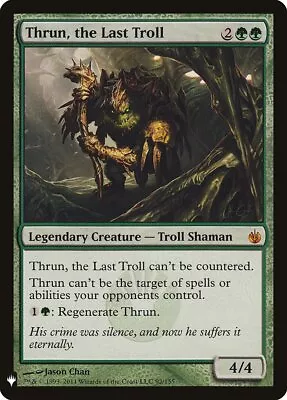 Thrun The Last Troll - Mystery Booster - NM - MTG - Magic • $2.94