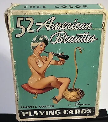 Vintage 52 American Beauties Elvgren Playing Cards  • $150
