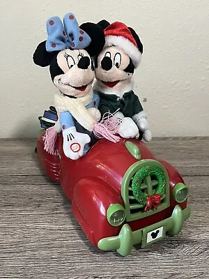Gemmy Mickey & Minnie Animated Christmas Convertible Disney Car Vtg Lights Read • $34.99