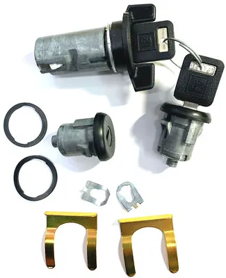 Blazer K5 79-91 Others Ignition & Door Lock Cylinder Tumbler Set Black 2 GM Key  • $49.95