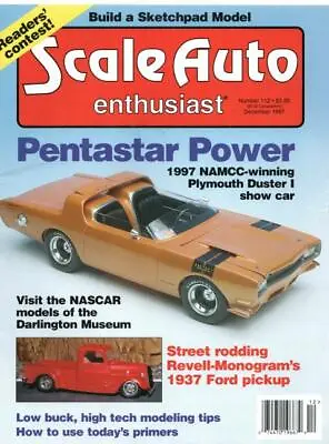 $4.95 • Buy SCALE AUTO ENTHUSIAST Magazine ⋆ December 1997 ⋆ Out Of Print