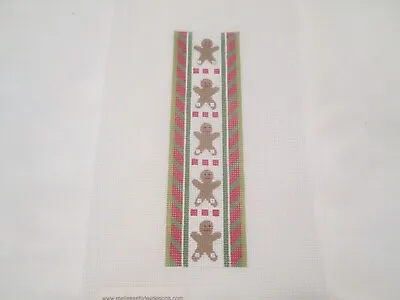 Gingerbread Candy Ribbon-melissa Shirley-handpainted Needlepoint Canvas • $42.54