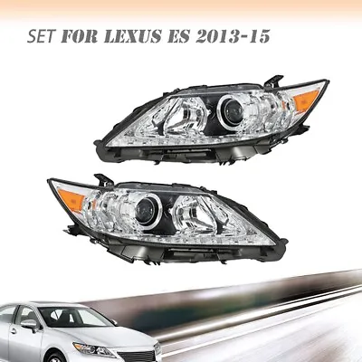 $341 • Buy Fit Lexus ES350 ES300h Headlights 2013 2014 2015 Xenon HID Headlamps Pair