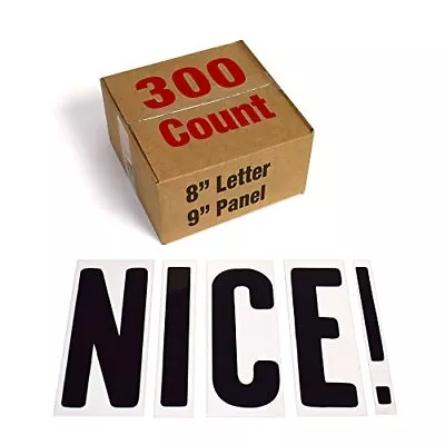 Changeable Outdoor Sign Letters 8” Portable Flex Letters 300 Count Helvetica  • $164.05