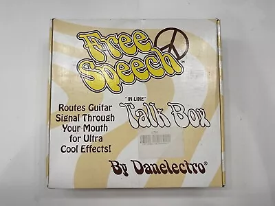 Danelectro DTB-1 Free Speech Talk Box Vocal Guitar Effect Pedal + Tube & PSU • $159