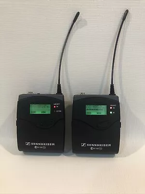 Lot Of 2~ Sennheiser EW 100 G2 Bodypack Receiver EK100 (Band B 626-662MHz) • $225