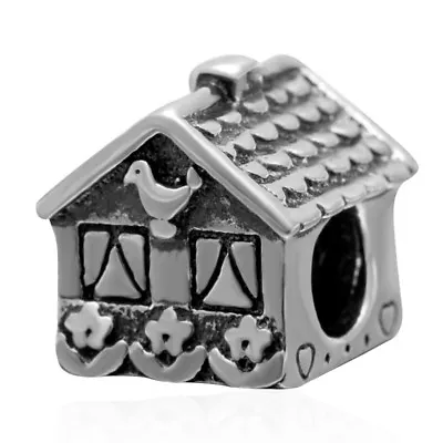 NEW 925 Sterling Silver European Bracelet Charm Bead Sweet Home House • $23.99