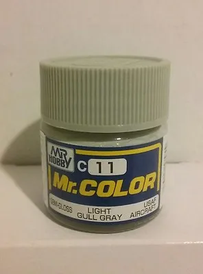 Gunze Sangyo/Mr Color Acrylic Paint C-11 Light Gull Grey 10ml.  • $2.99