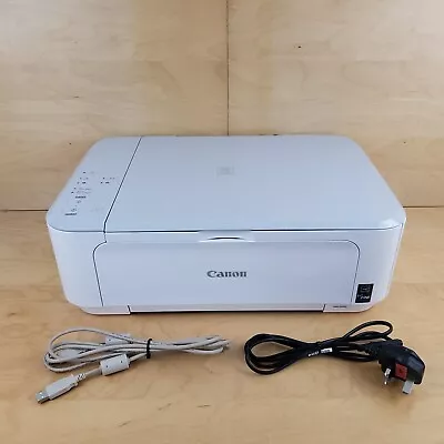 Canon Mg3650 Pixma Wireless Inkjet Colour Printer Scanner All In One White • £19.99